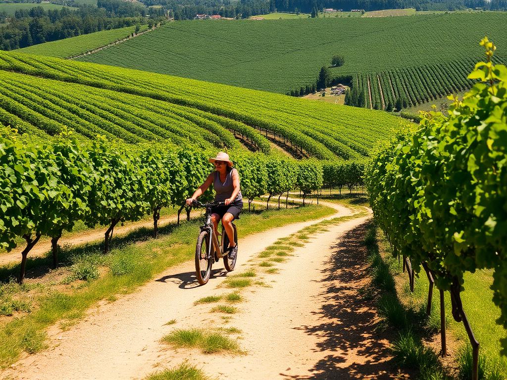 E-Bike Among the Vines