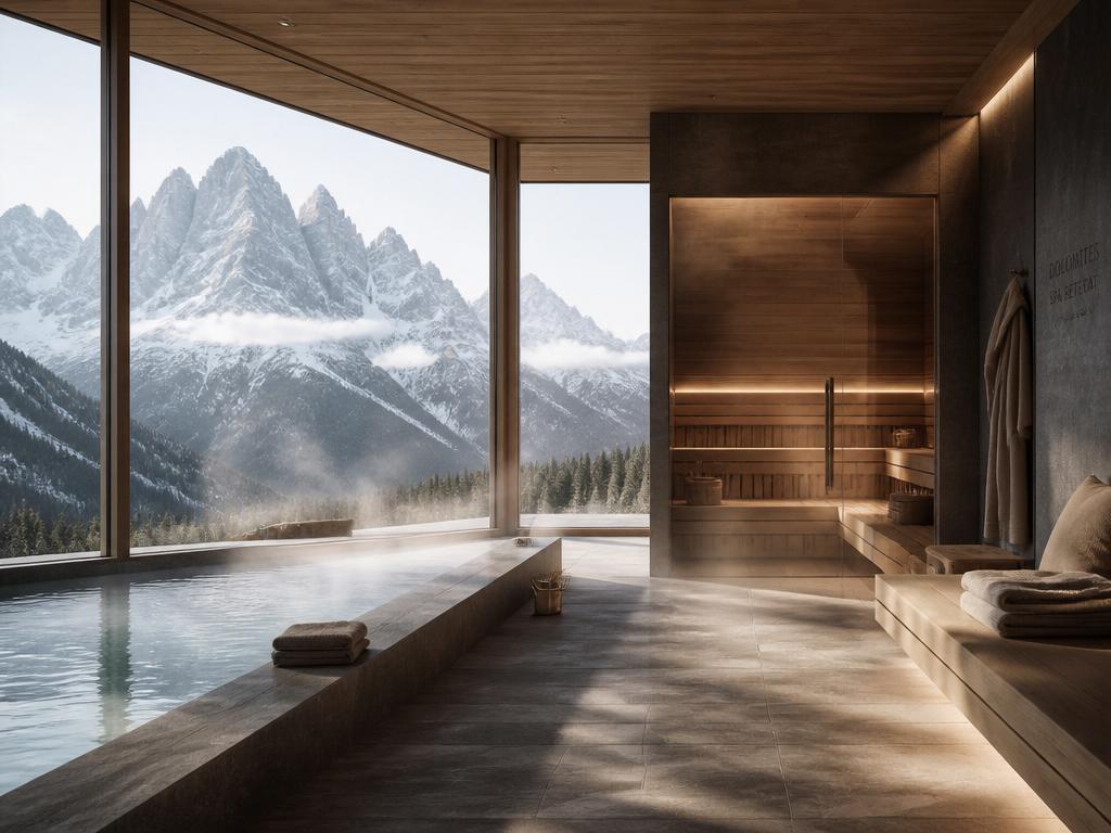 Spa in the Dolomites
